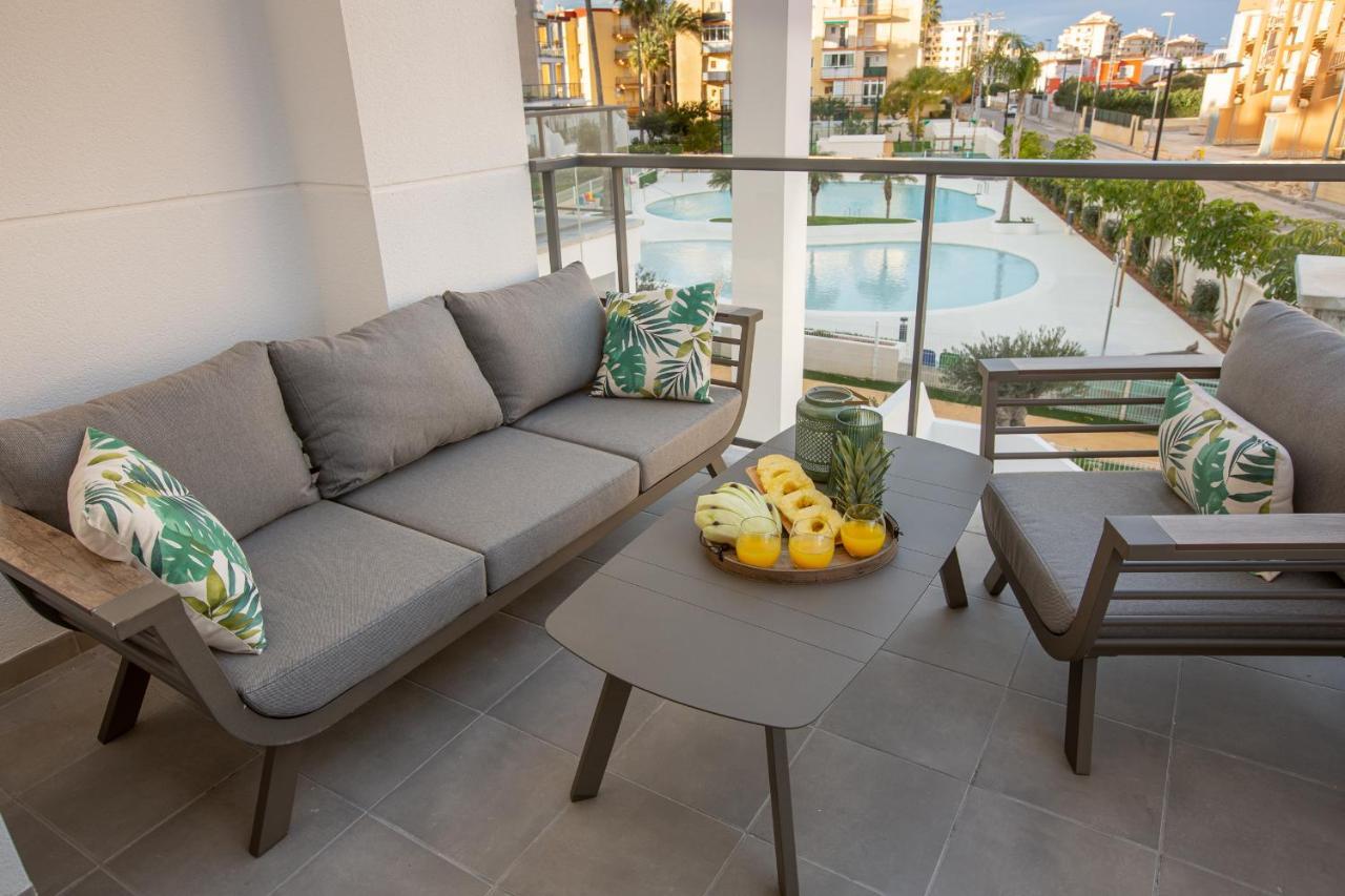 Sunny Apartment In Denia With Outdoor Swimming Pool And Garage Parking Place Included, 300M From The Sandy Beach Exteriér fotografie